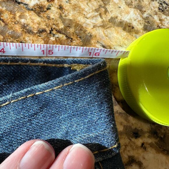 Levi's 502 Regular Taper Slight Distress Size Youth 20R Denim Jeans - Picture 5 of 6